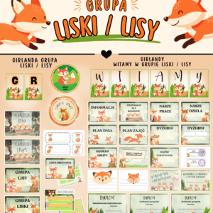 Grupa LISKI/LISY - Pakiet startowy z motywem grupy