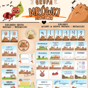 Grupa MRÓWKI/MRÓWECZKI - Pakiet startowy z motywem grupy