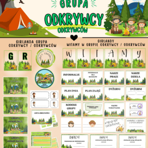 Grupa ODKRYWCY/ODKRYWCÓW - Pakiet startowy z motywem grupy