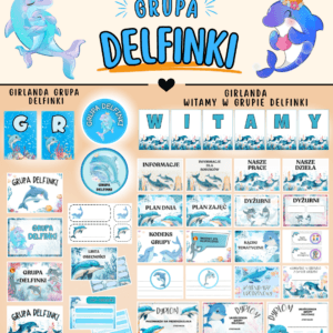 Grupa DELFINKI - Pakiet startowy z motywem grupy