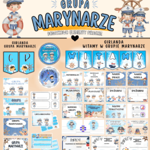 Grupa MARYNARZE - Pakiet startowy z motywem grupy