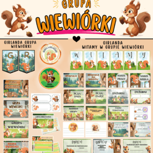 Grupa WIEWIÓRKI - Pakiet startowy z motywem grupy