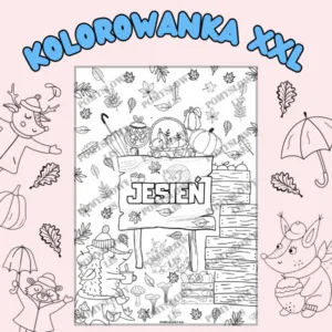 Kolorowanka XXL - Jesień