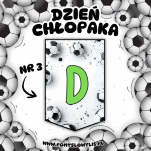 Dzień Chłopaka – girlanda WZÓR NR 03