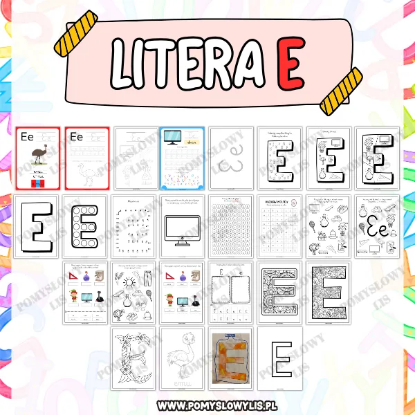 Litera E,e
