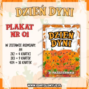 Dzień Dyni - Plakaty XXL (4 rozmiary) NR 01