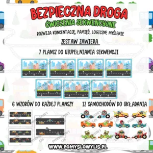 Bezpieczna Droga – ćwiczenia sekwencyjne (lewopółkulowe)