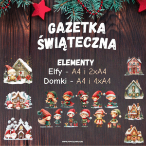 Świąteczna Gazetka – gotowy zestaw do dekoracji!