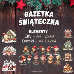 Świąteczna Gazetka – gotowy zestaw do dekoracji!
