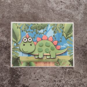 Dinozaur do składania – zestaw na rzepy 01