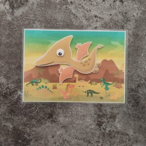 Dinozaur do składania – zestaw na rzepy 02