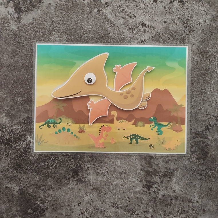 Dinozaur do składania – zestaw na rzepy 02