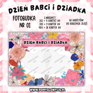 Dzień Babci i Dziadka - Fotoramka/fotobudka NR 01
