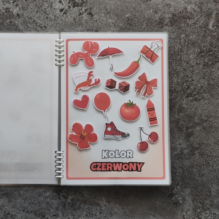 Książka na rzepy – Kolory | 11 plansz | 158 elementów - obrazek 6