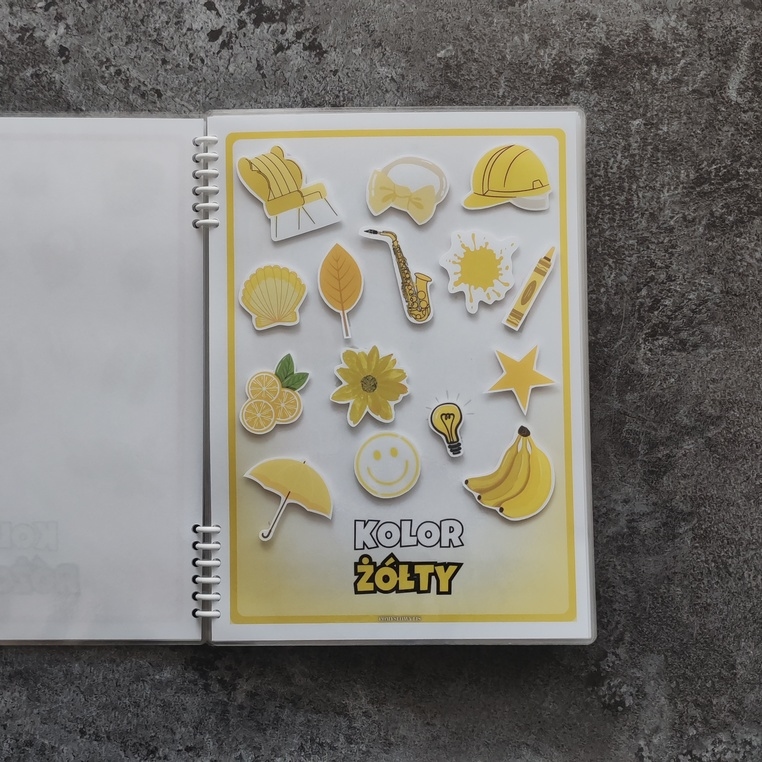 Książka na rzepy – Kolory | 11 plansz | 158 elementów - obrazek 7