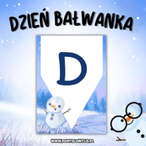 Dzień Bałwanka – girlanda