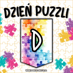 Dzień Puzzli – girlanda