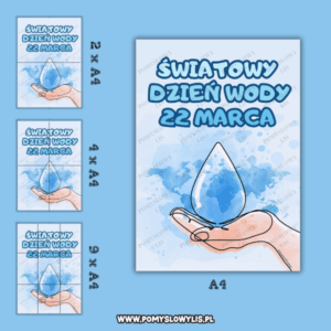 Światowy Dzień Wody - Plakaty XXL (4 rozmiary) NR 01