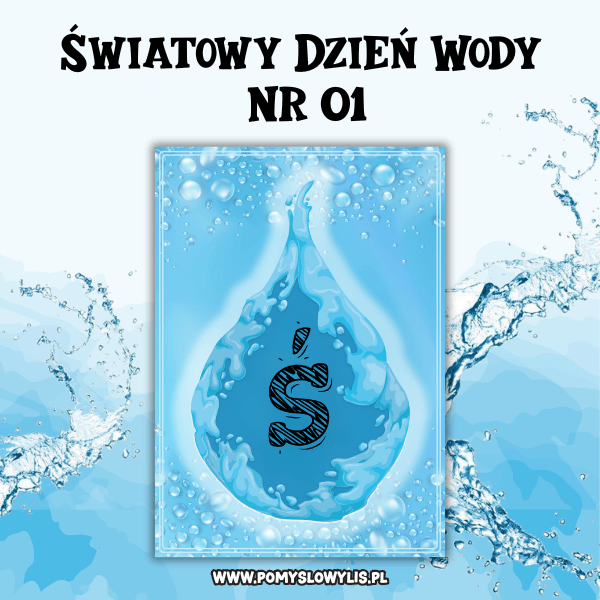 Światowy Dzień Wody – girlanda NR 01