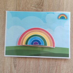 43 KRZ - Tęcza – karta na rzepy