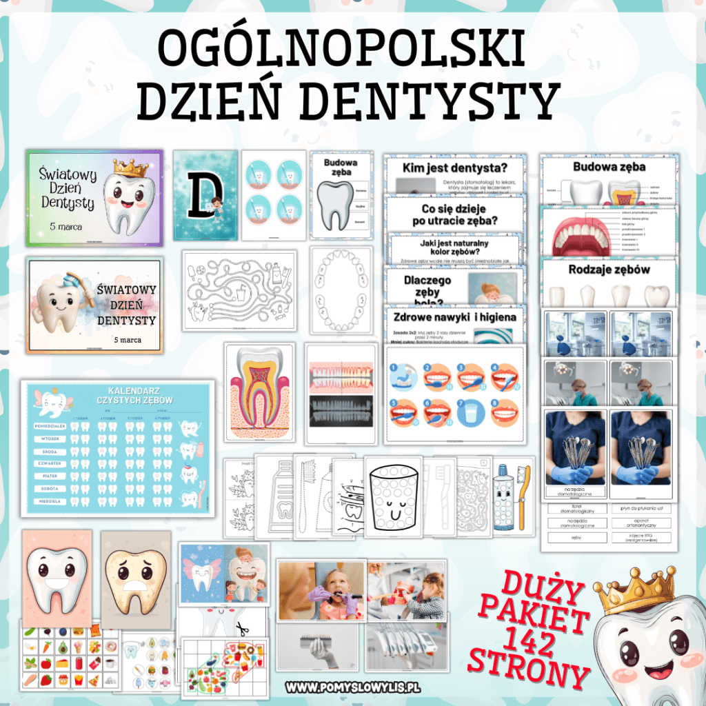 Ogólnopolski Dzień Dentysty – duży pakiet edukacyjny | 142 strony