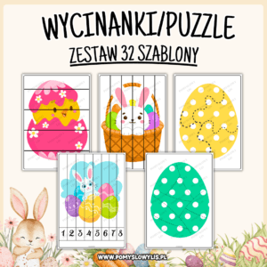 Wielkanoc – wycinanki | 32 szablony