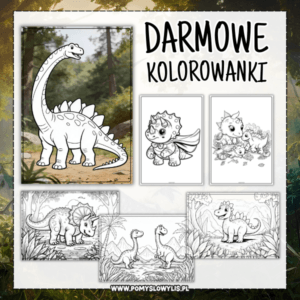 Kolorowanki dinozaury - DARMOWE DO POBRANIA