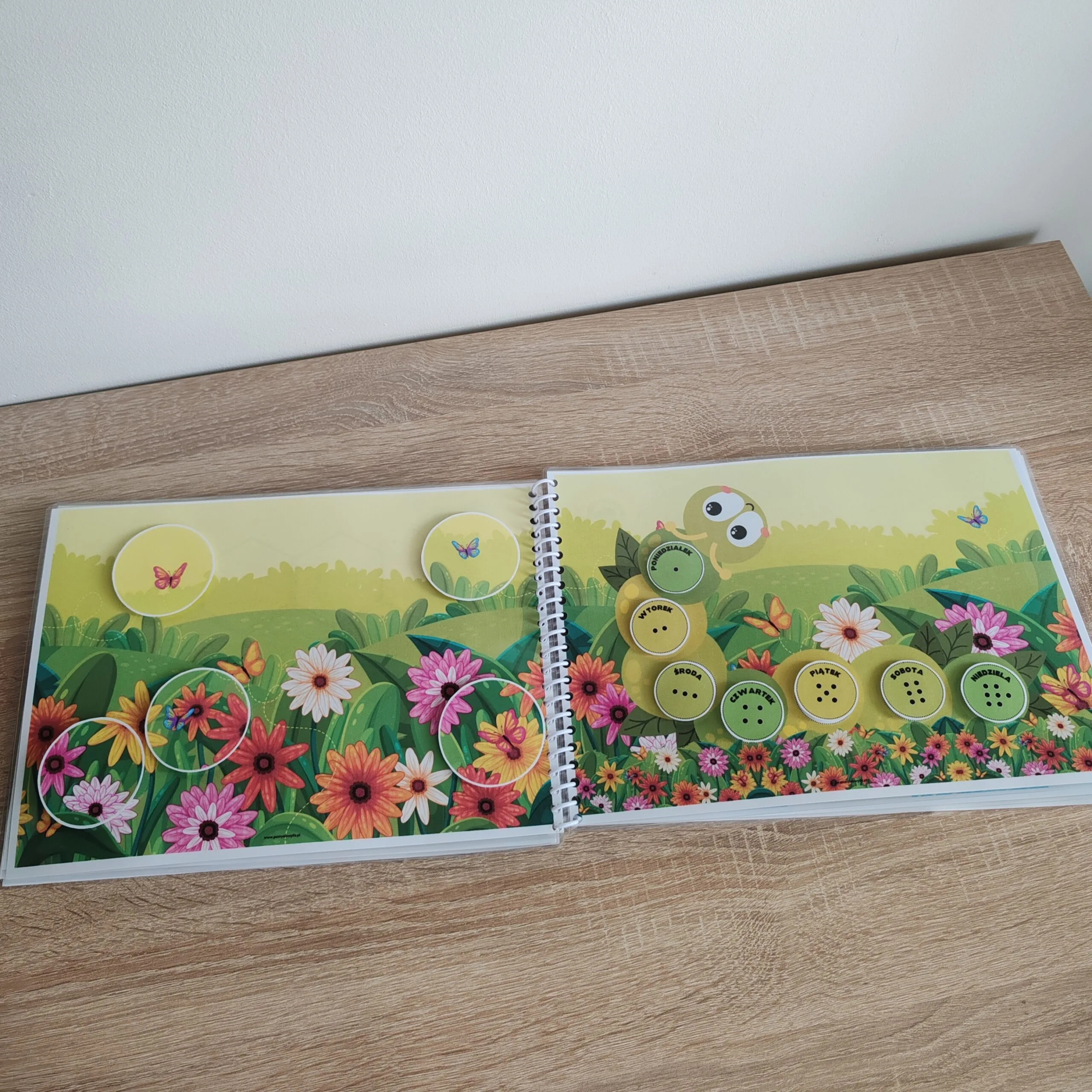 Książeczka edukacyjna na rzepy – WIOSNA | 14 stron - obrazek 5