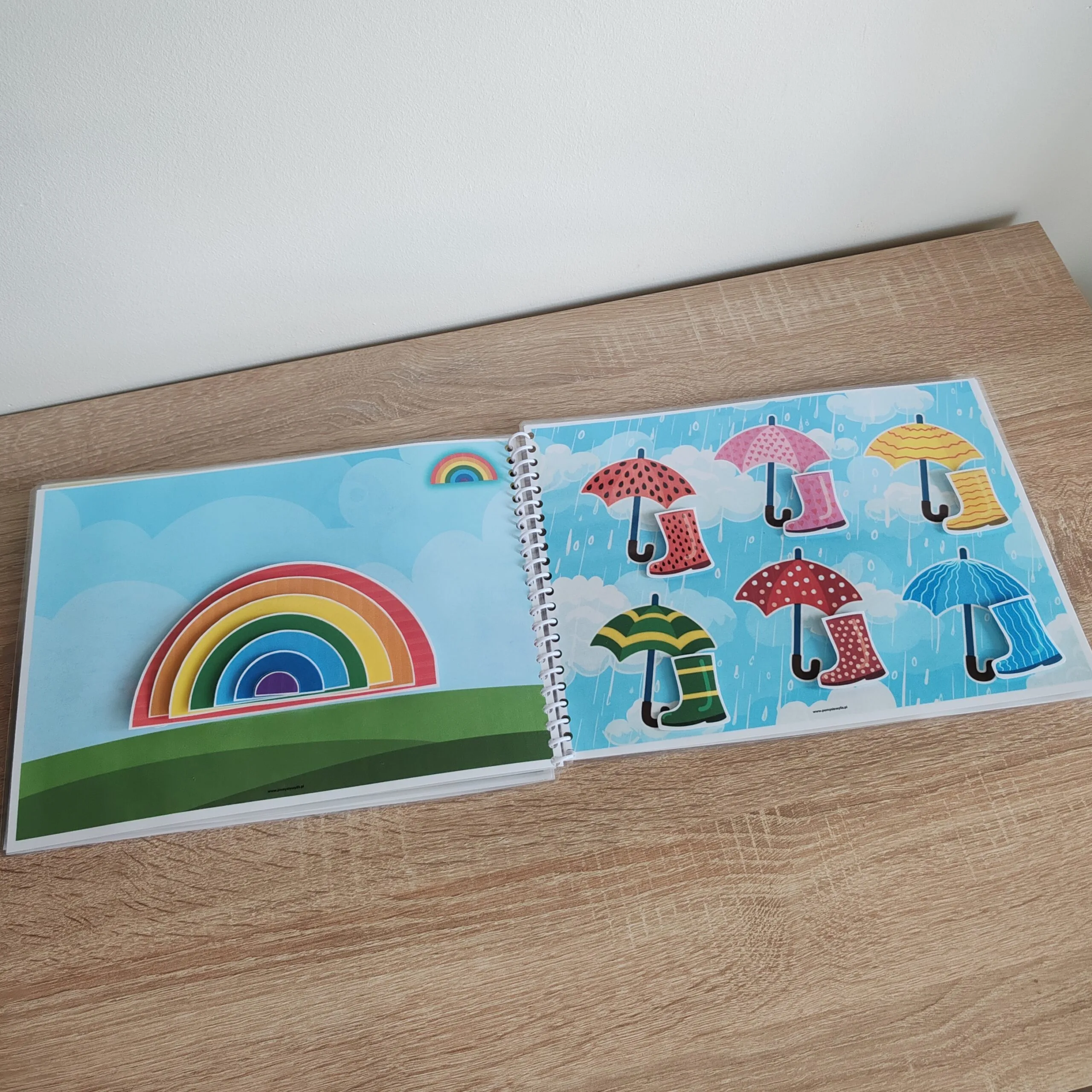 Książeczka edukacyjna na rzepy – WIOSNA | 14 stron - obrazek 6