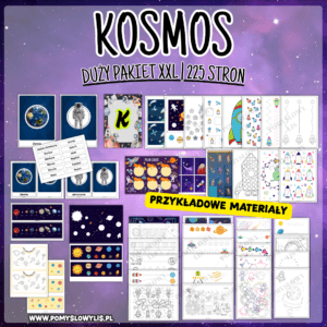 KOSMOS – duży pakiet edukacyjny XXL | 225 stron