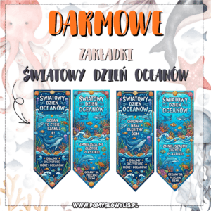 Światowy Dzień Oceanów - DARMOWE ZAKŁADKI DO POBRANIA