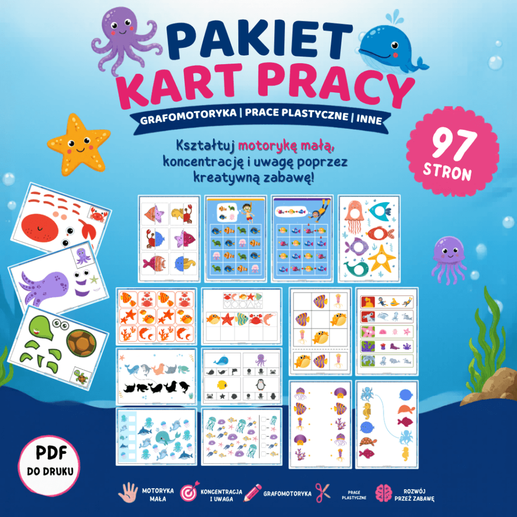 PAKIET KART PRACY - Światowy Dzień Oceanów