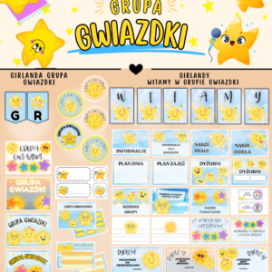 Grupa GWIAZDKI - Pakiet startowy z motywem grupy