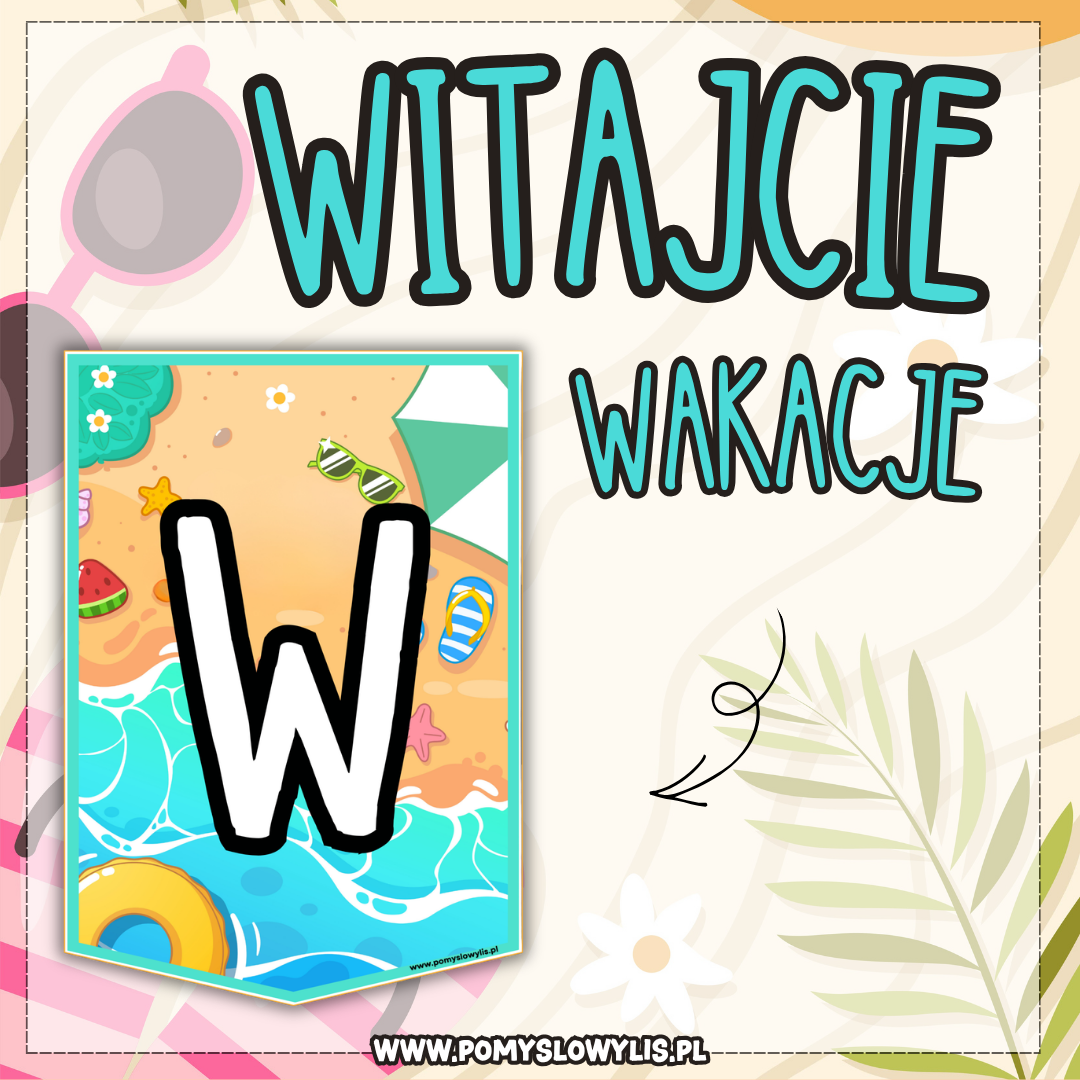 WITAJCIE WAKACJE – GIRLANDA NR 1