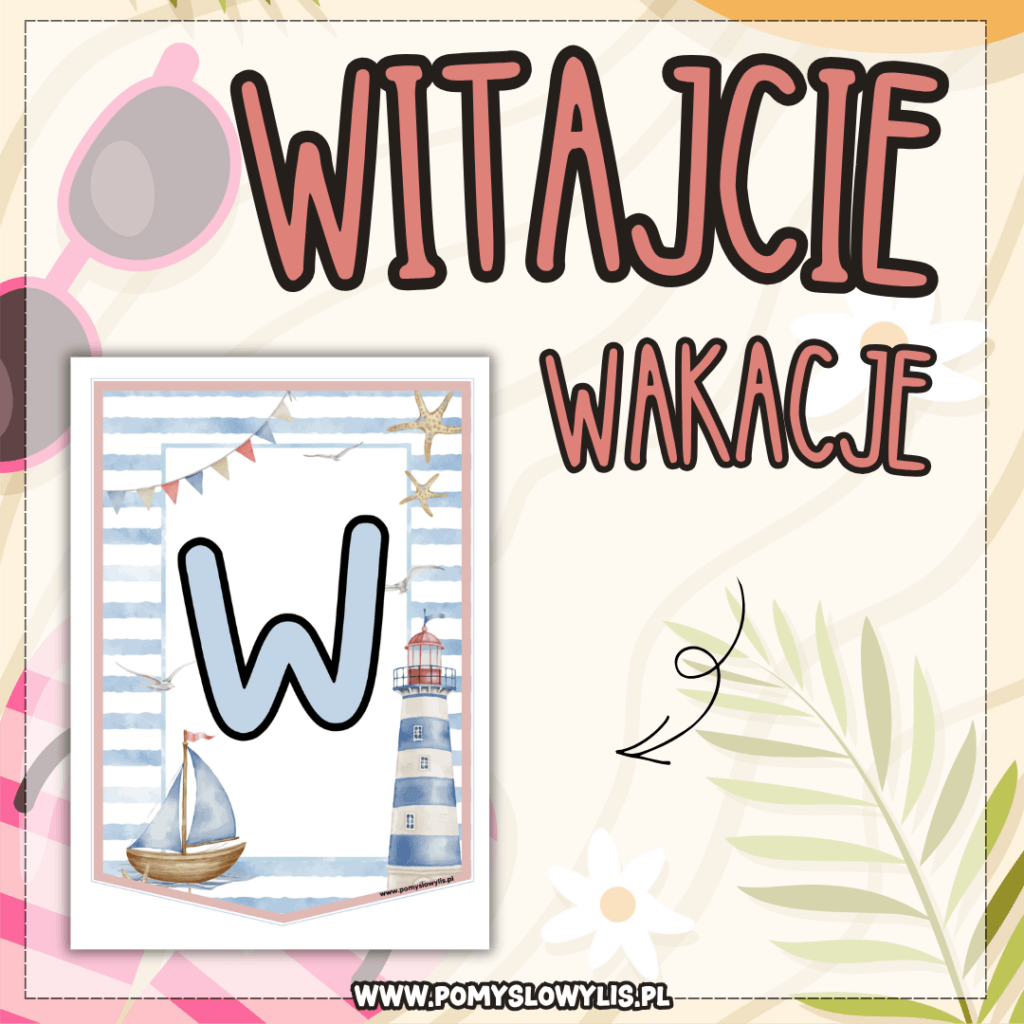 WITAJCIE WAKACJE – GIRLANDA NR 2
