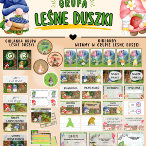 Grupa LEŚNE DUSZKI - Pakiet startowy z motywem grupy