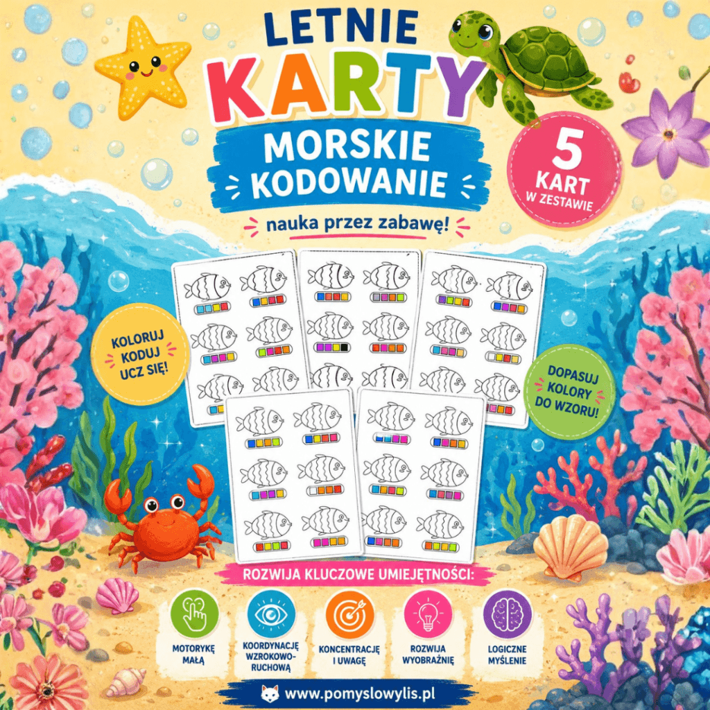 Letnie Karty – Morskie kodowanie