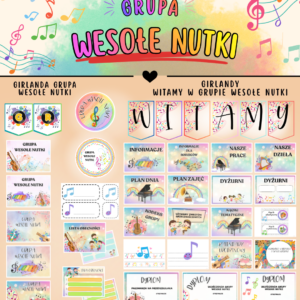 Grupa WESOŁE NUTKI - Pakiet startowy z motywem grupy