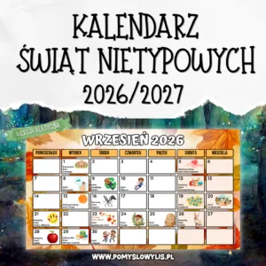 Kalendarz świąt nietypowych 2026/2027 (wersja klasyczna)