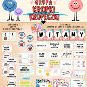 Grupa KROPKI/KROPECZKI - Pakiet startowy z motywem grupy
