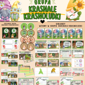 Grupa KRASNALE/KRASNOLUDKI - Pakiet startowy z motywem grupy