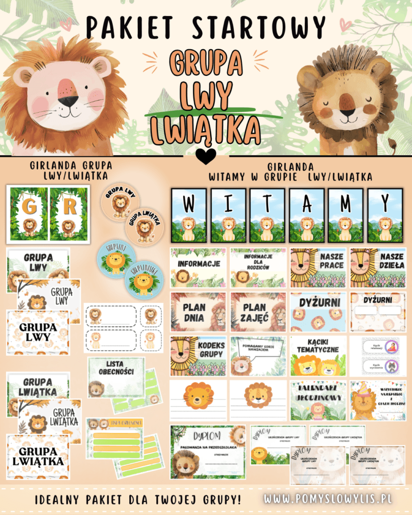 Grupa LWY/LWIĄTKA - Pakiet startowy z motywem grupy