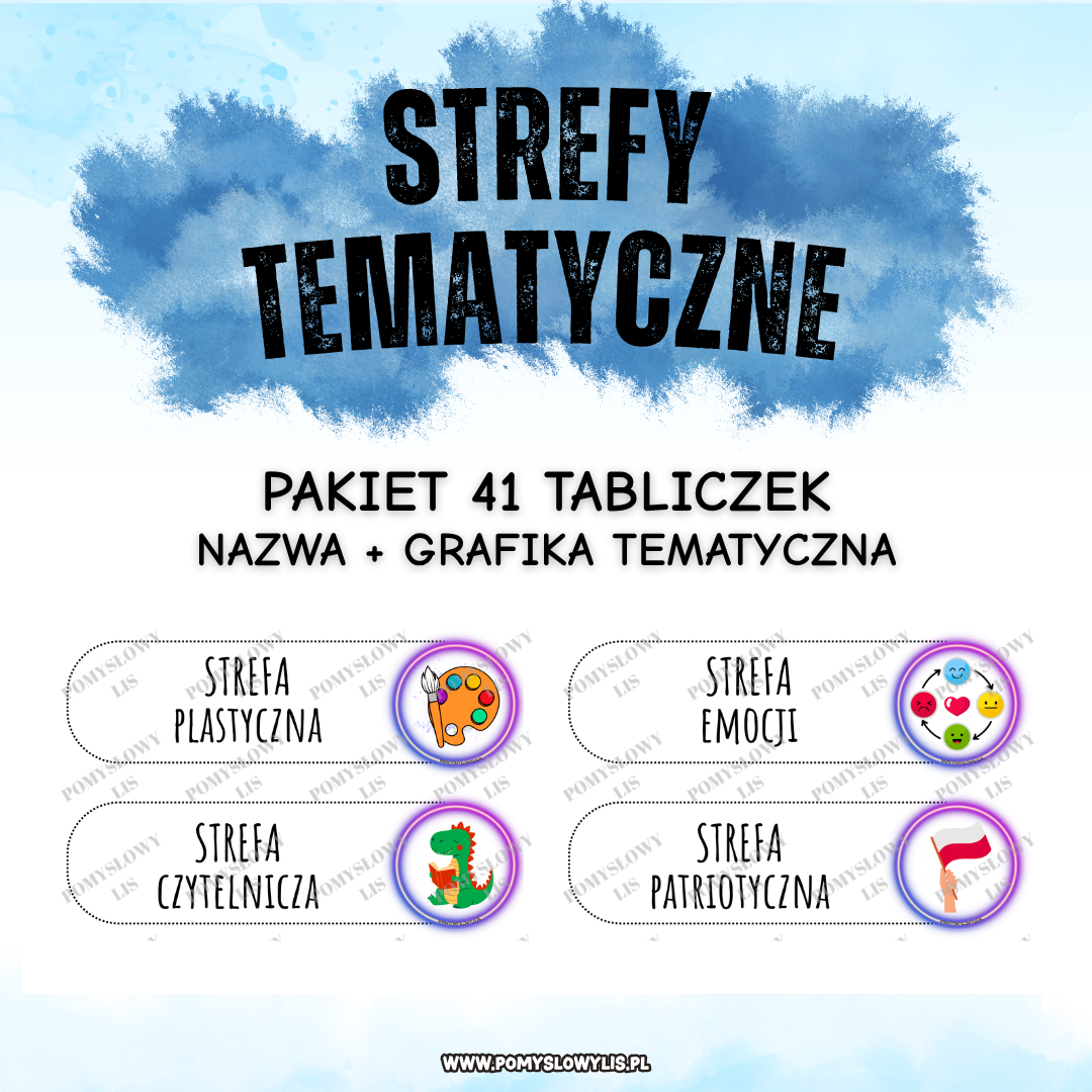 Strefy tematyczne | 41 tabliczek
