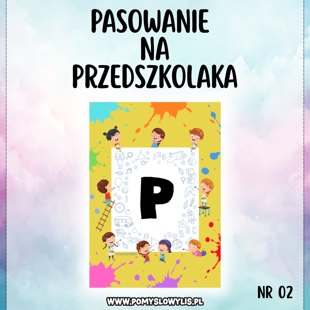 Pasowanie na przedszkolaka – girlanda NR 02