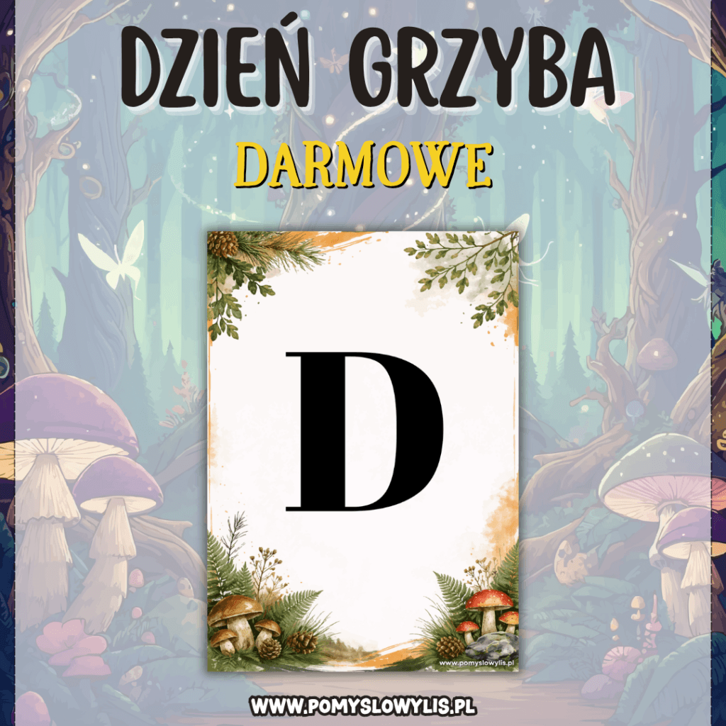 DZIEŃ GRZYBA - DARMOWA GIRLANDA